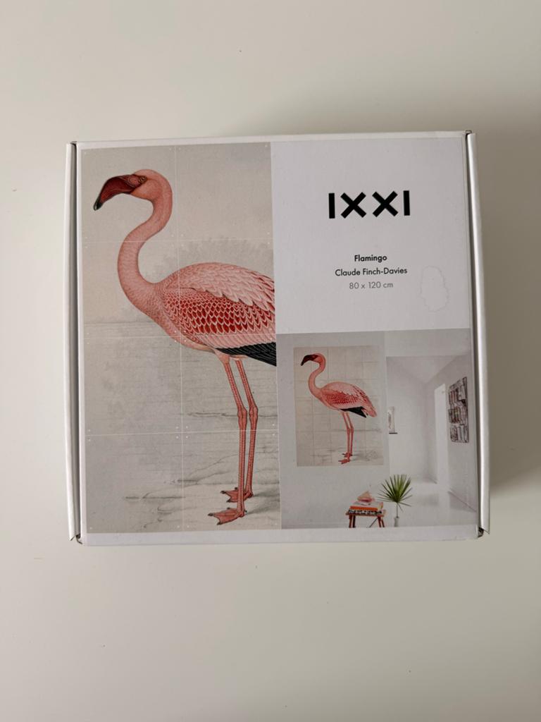 IXXI Flamingo 80x120cm, Nieuw, Ophalen of Verzenden, Kunststof, Met ophangsysteem