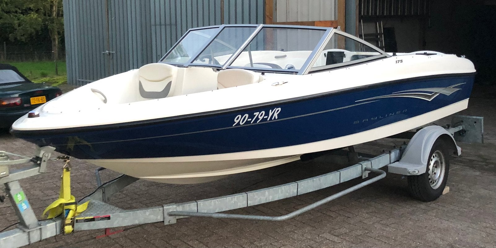 Bayliner 175 2010 Mercruiser 135 PK 3.0L met trailer, Watersport en Boten, Ophalen, Binnenboordmotor, 120 tot 200 pk, Zo goed als nieuw