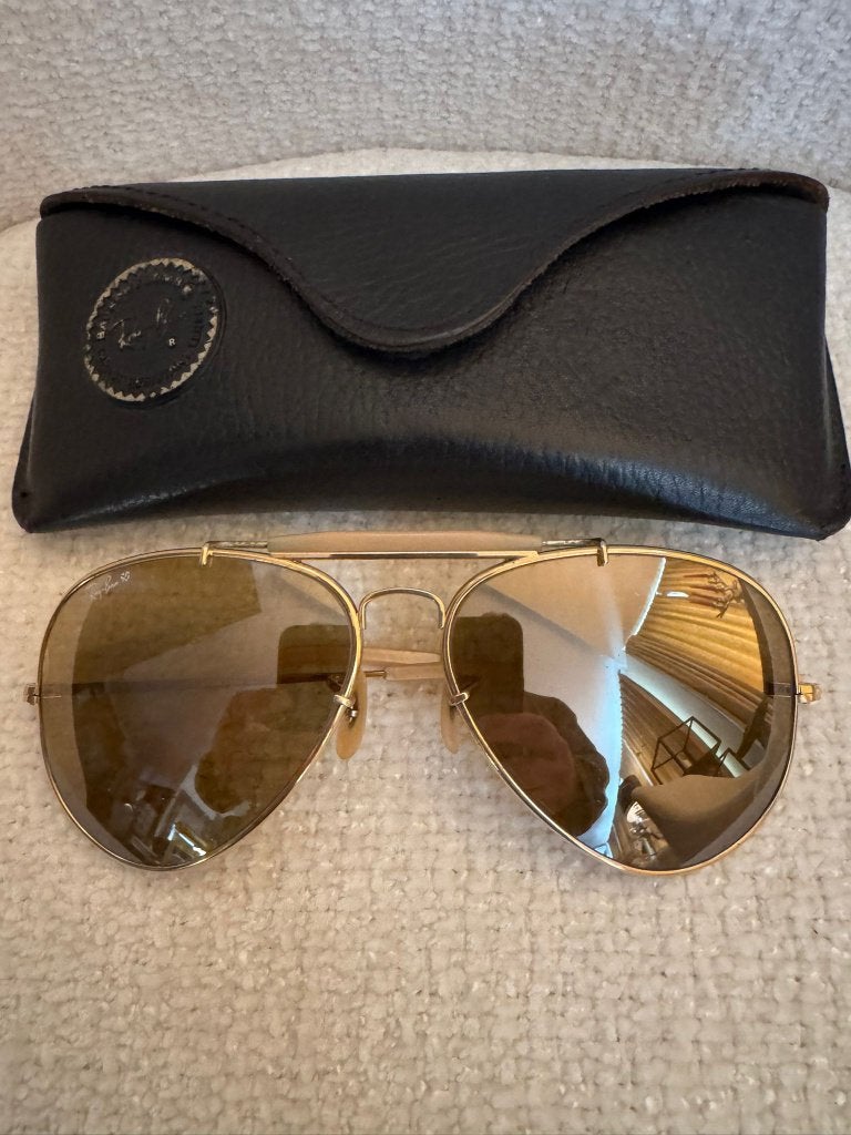 Vintage B&L Ray-Ban RB50 Outdoorsman 62 zonnebril General G1, Ray-Ban USA, Gebruikt, Zonnebril, Overige kleuren