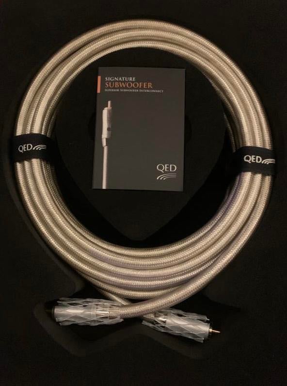 QED Signature Subwooferkabel 6 meter Topsegment | Zeldzaam, Ophalen, Gebruikt, 5 tot 10 meter, Overige kabels