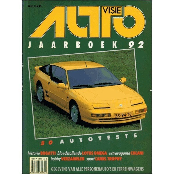Autovisie Jaarboek 1992 #1 Nederlands, Ophalen of Verzenden, Gelezen, Algemeen