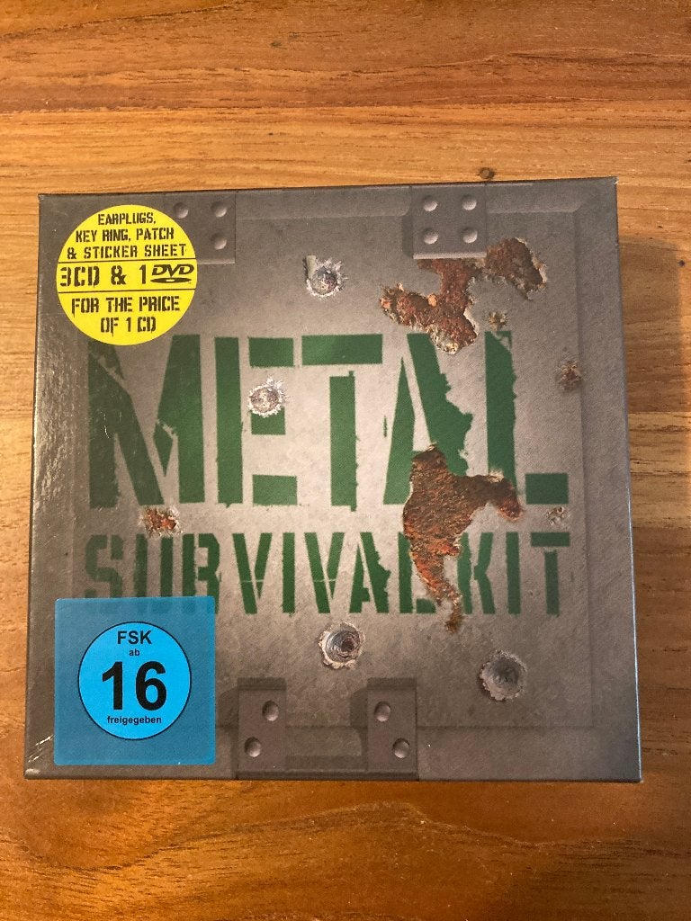 Box Various - Metal Survival Kit (3cd/dvd, lees omschrijving, Verzenden, Zo goed als nieuw