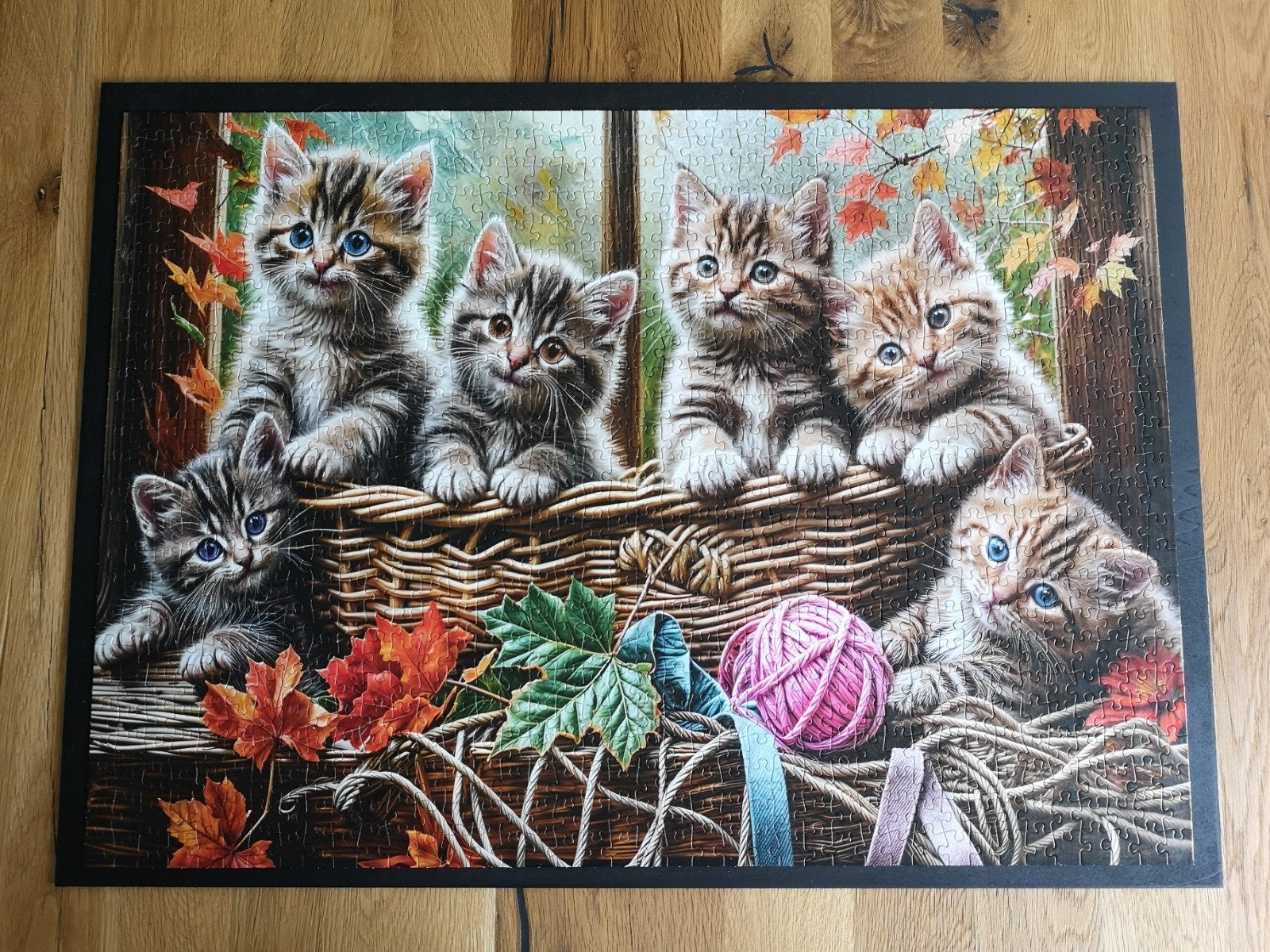 Puzzel poezen 1000 stuks, Hobby en Vrije tijd, Denksport en Puzzels, Ophalen, 500 t/m 1500 stukjes, Zo goed als nieuw