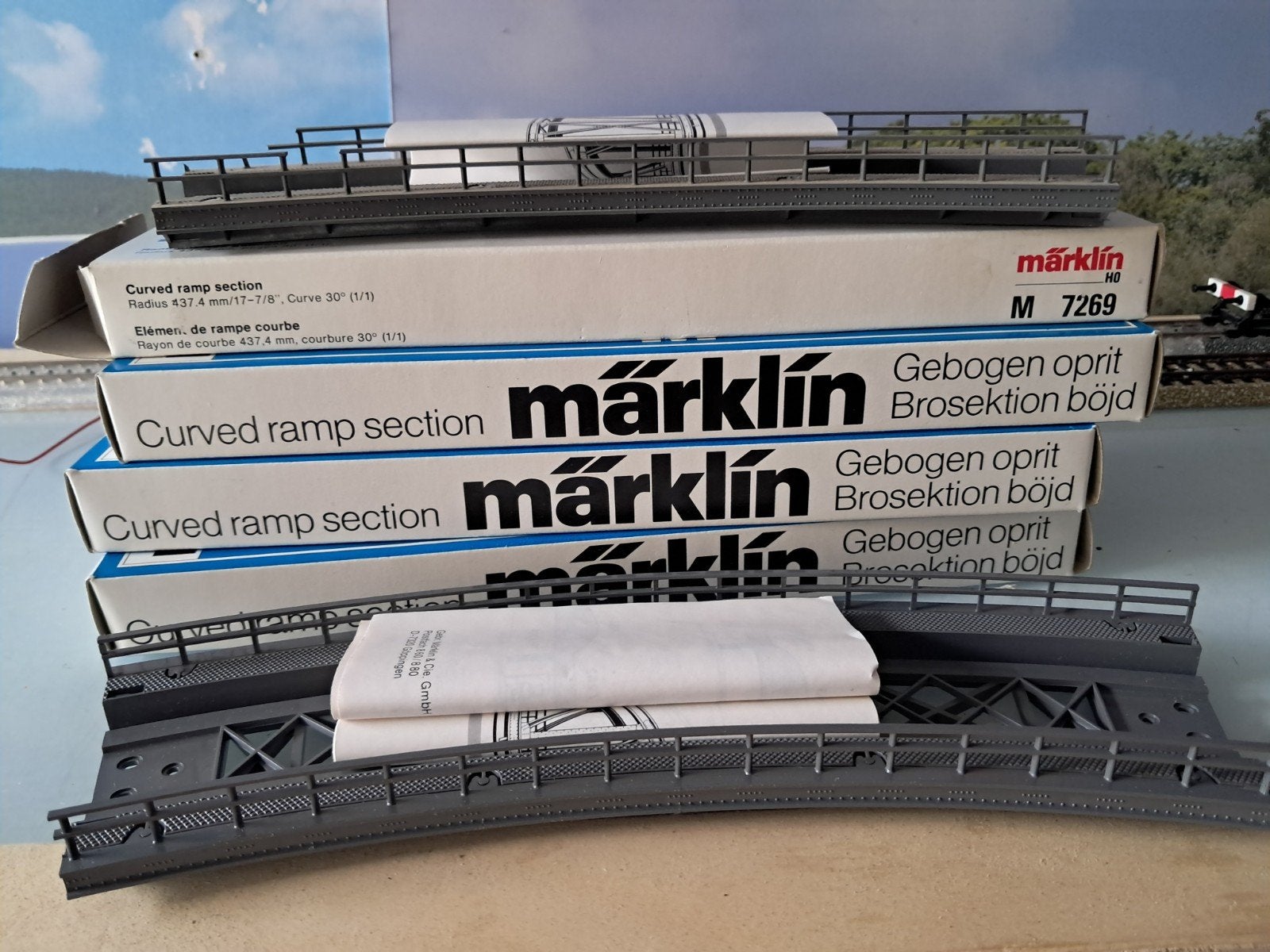 MARKLIN 7269 BOOGBRUGGEN K / M RAILS, Ophalen of Verzenden