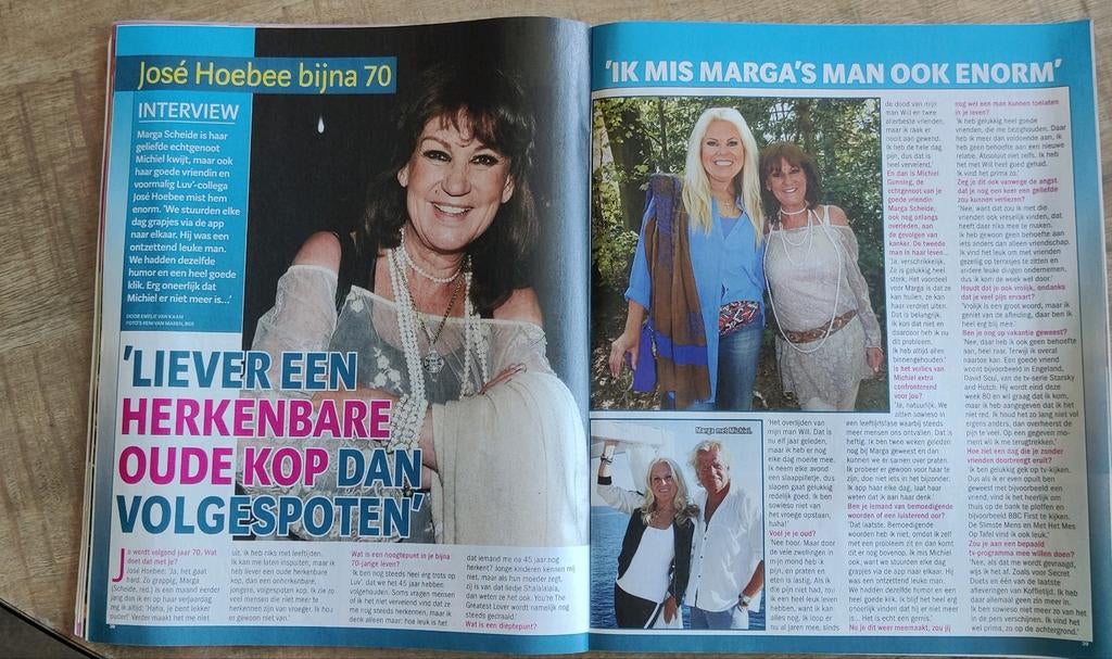 José Hoebee / Marga Scheide - LUV - Artikel Knipsel uit 2023, Ophalen of Verzenden, 1980 tot heden, Nederland, Knipsel(s)