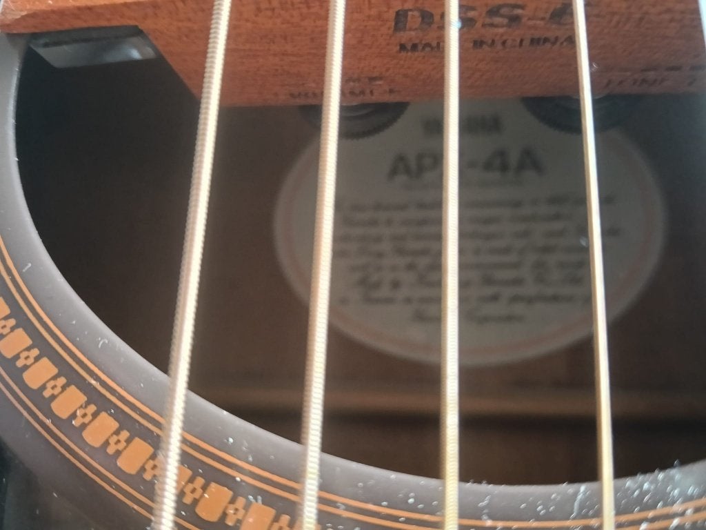 Yamaha APX 4-a (Hand-painted!), Ophalen of Verzenden, Gebruikt, Overige typen