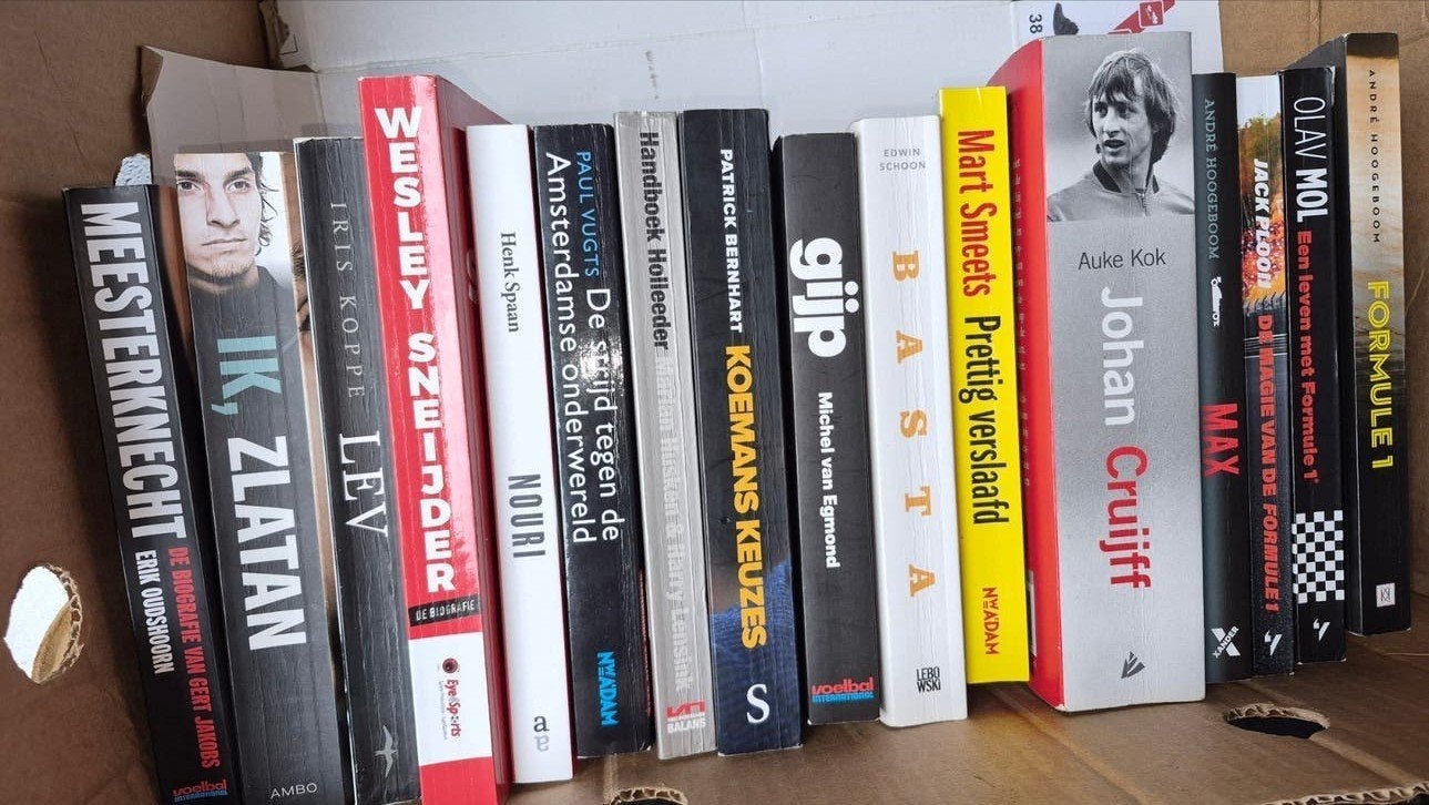Boekenpakket: Sportbiografieën en Formule 1, Ophalen of Verzenden, Gelezen, Diverse auteurs, Sport
