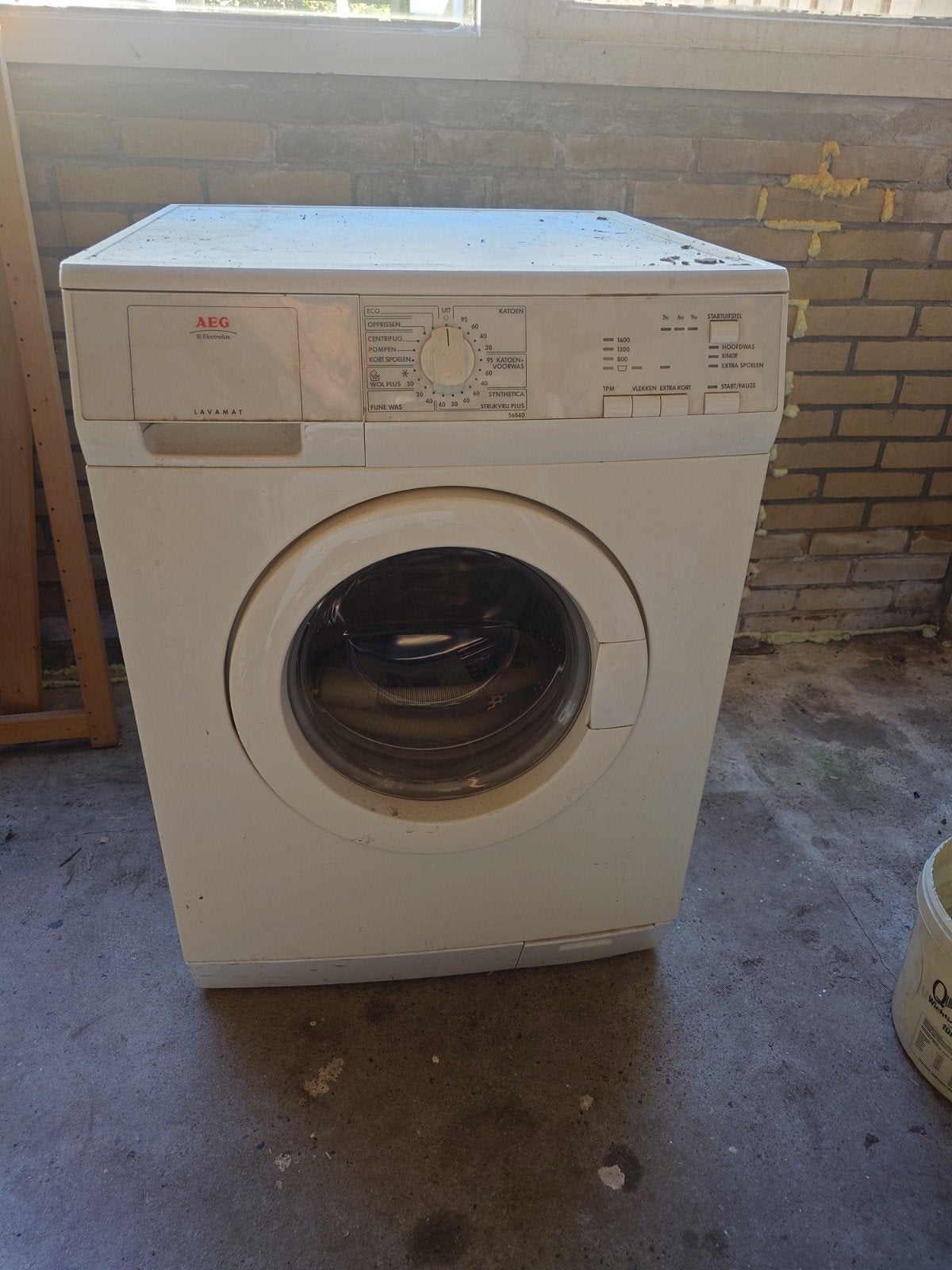 gratis wasmachine AEG, Ophalen of Verzenden, Gebruikt, 1200 tot 1600 toeren, 85 tot 90 cm