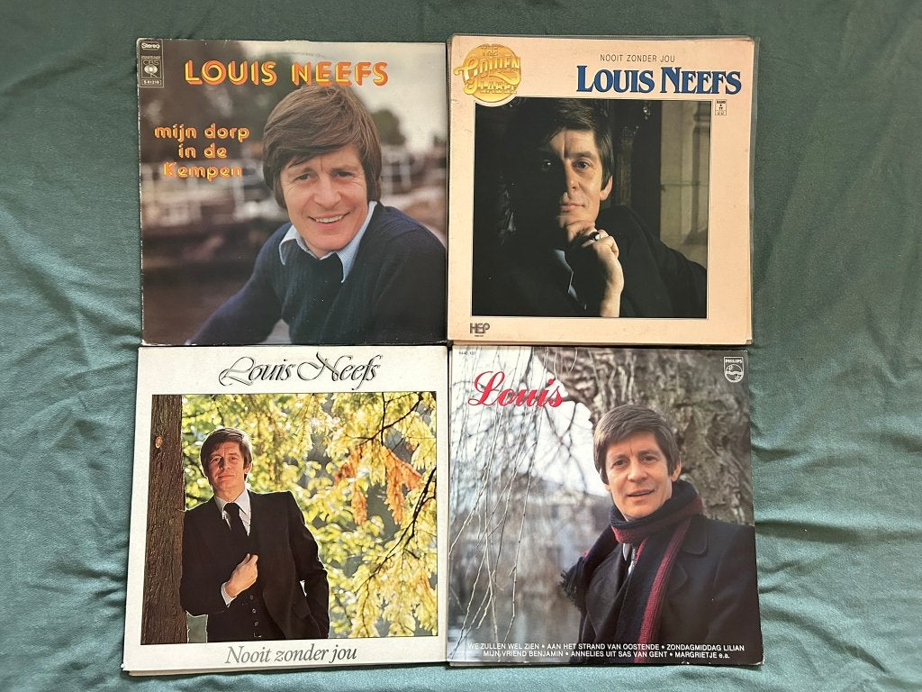 6 LP's Louis Neefs (ook per stuk te koop), LP, Gebruikt, Ophalen of Verzenden, Levenslied of Smartlap