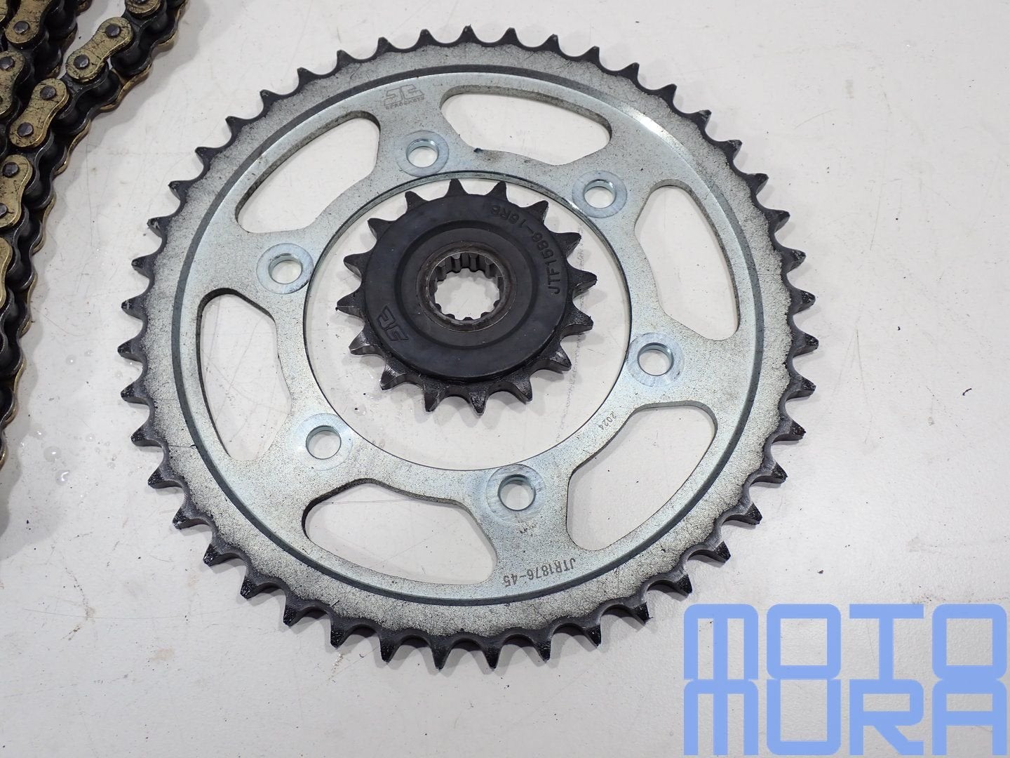 Kettingset voor de Yamaha YZF-R6 2006 2007 RJ11 YZF R6 Tsuba, Motoren, Onderdelen | Yamaha, Gebruikt, -, -, Ophalen of Verzenden