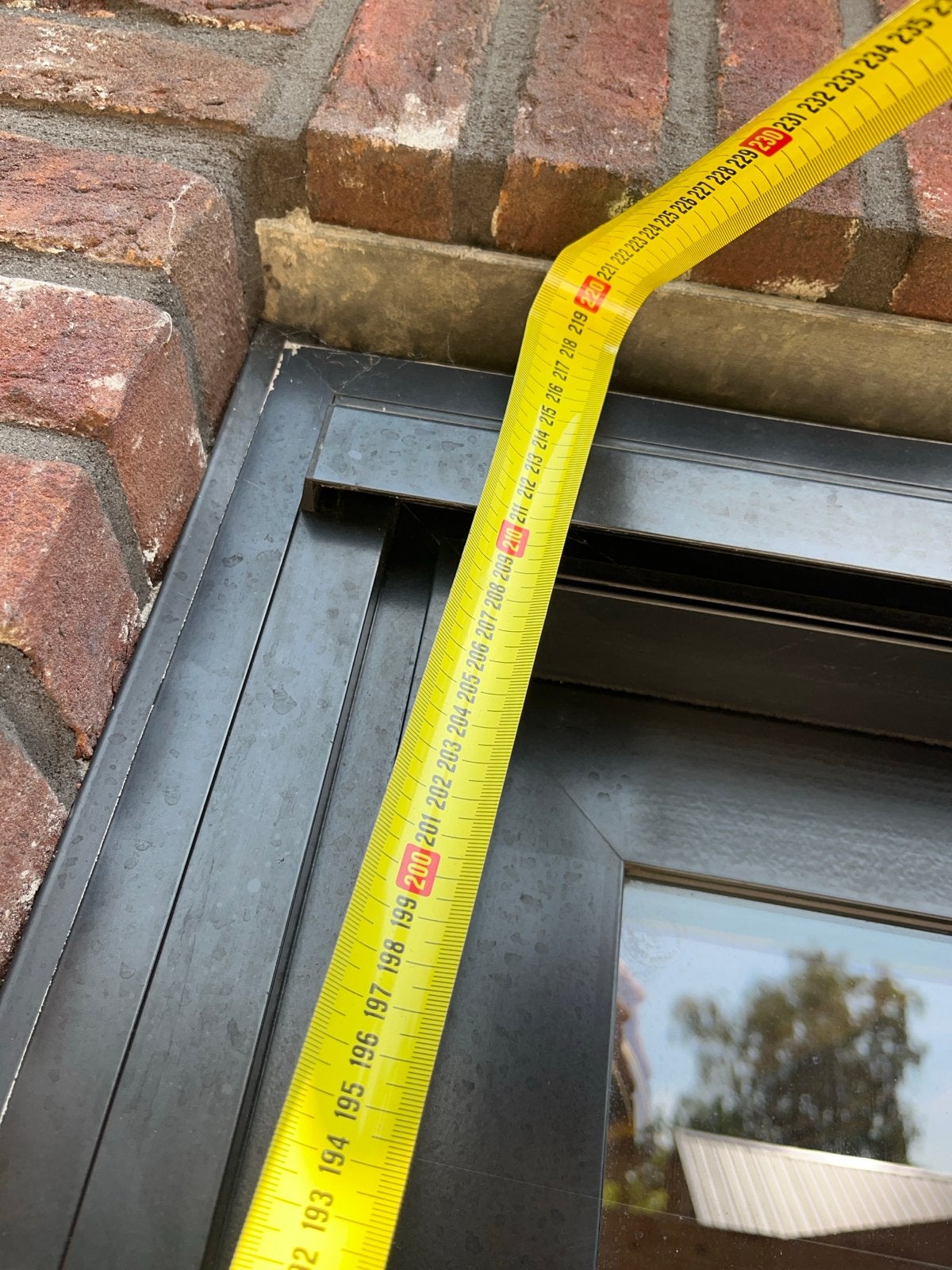 Zwarte aluminum schuifpui met dubbelglas, Ophalen, Gevelraam of Ruit, Gebruikt, 160 cm of meer