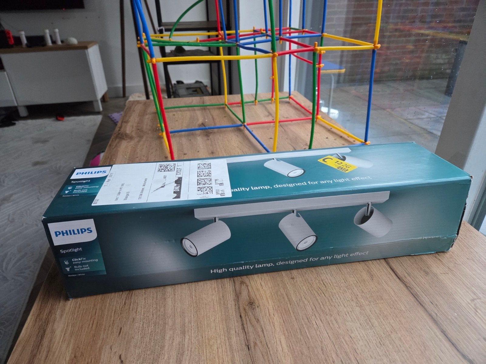 Philips Opbouwspot 3-lichts - Wit / Metaal (Nieuw), Huis en Inrichting, Opbouwspot, Nieuw, Ophalen of Verzenden, Metaal