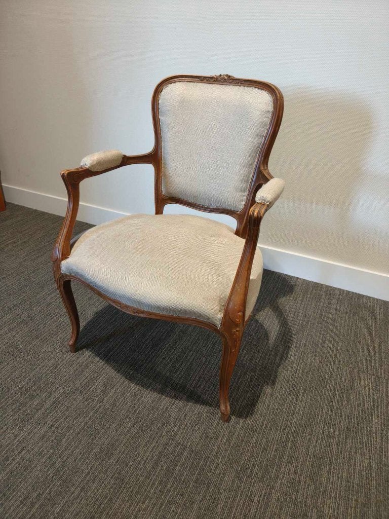 Vintage fauteuil in Louis XV-stijl, Ophalen