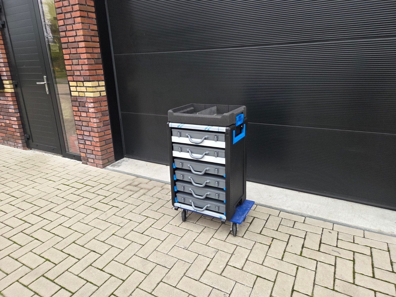 sortimo workmo bedrijfswagen inrichting koffer kast, Ophalen