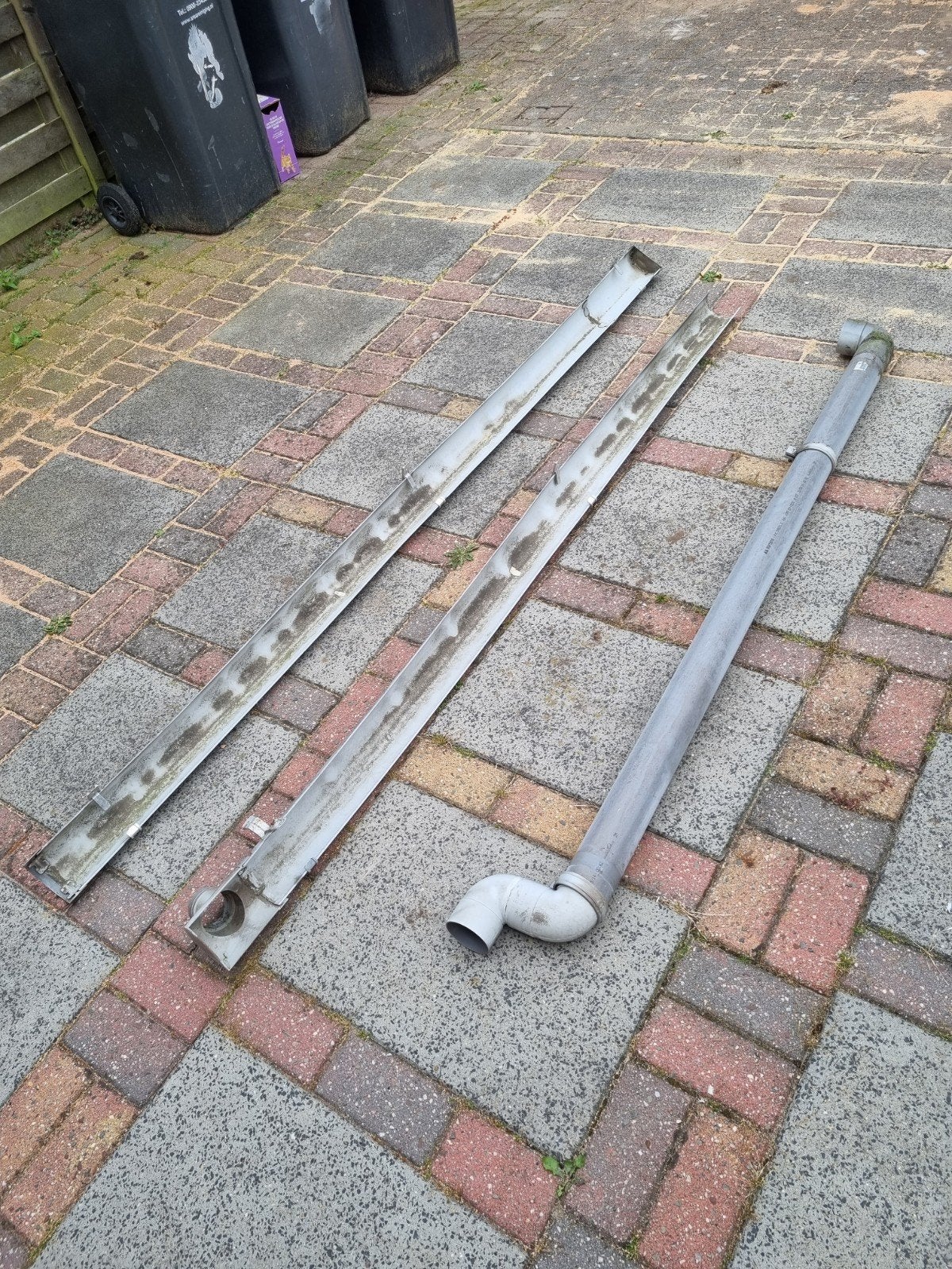 Dakgoot en regenpijp - Gebruikt, Ophalen, Gebruikt, Pvc, 2 tot 4 meter