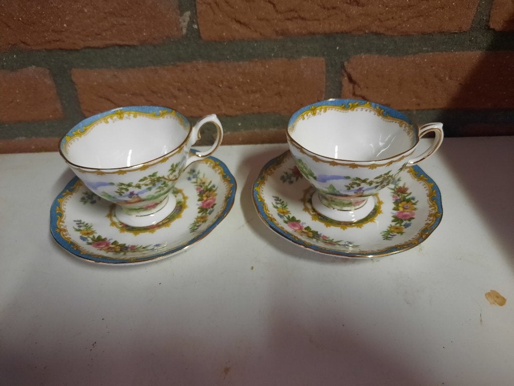 Royal Albert “Chelsea Bird” Bone China kop‑en‑schotel set, Ophalen