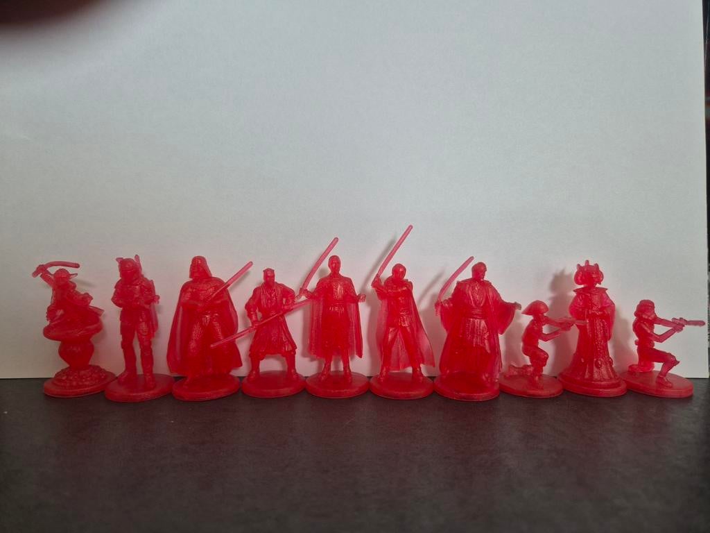 Star Wars hologrammen set van 10 figuren, Ophalen of Verzenden, Zo goed als nieuw, Beeldje of Figuurtje