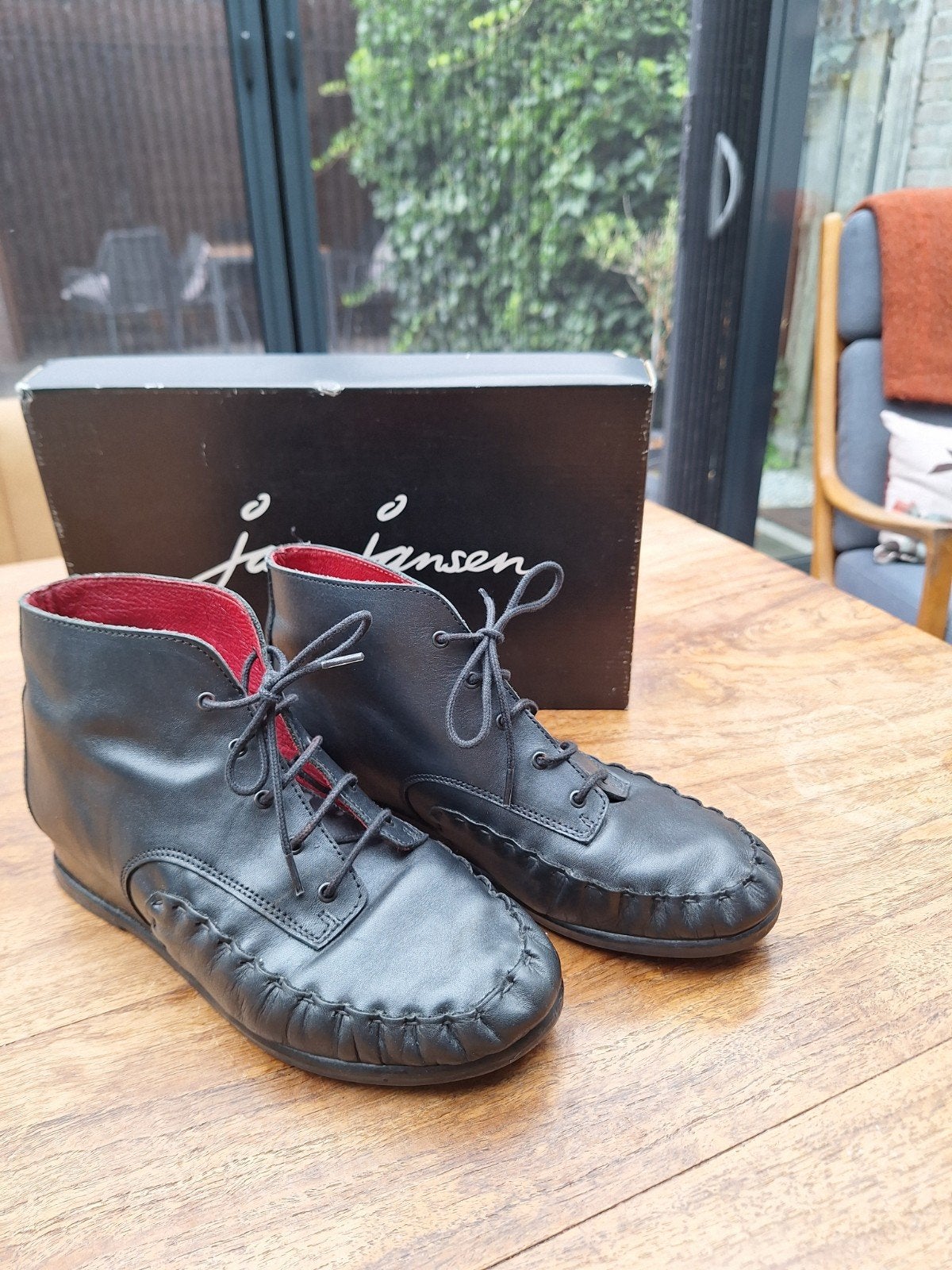 Jan Jansen Zwarte Leren Enkellaarzen Maat 38, Kleding | Dames, Schoenen, Zwart, Lage of Enkellaarzen, Jan Jansen, Ophalen of Verzenden