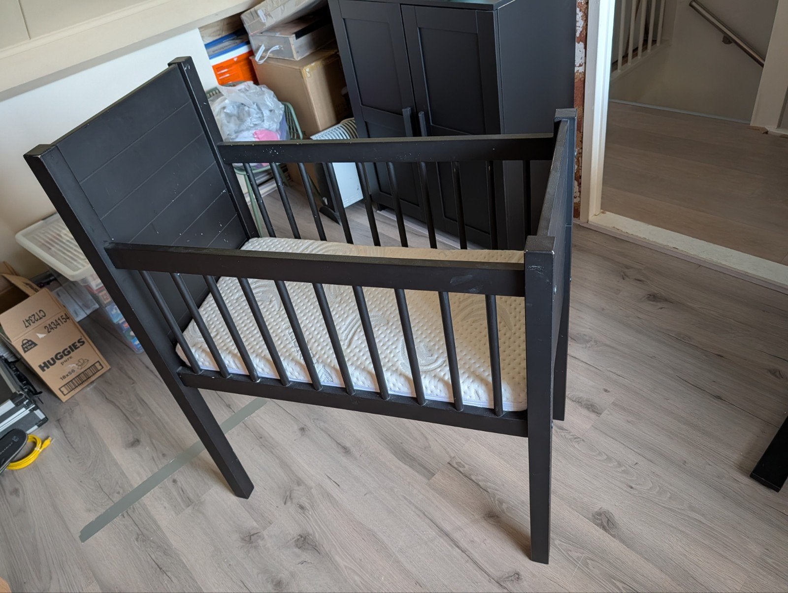 Baby wieg/co sleeper met matras, Ophalen, Gebruikt, Ledikant