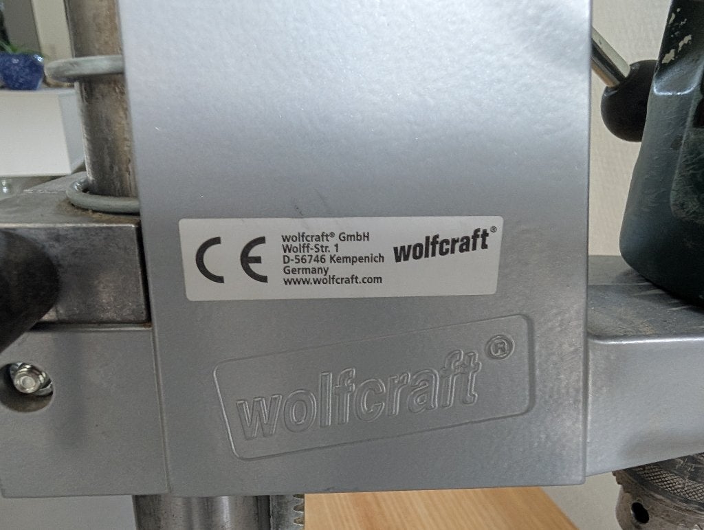 kolomboorstandaard met boormachine, Ophalen, Gebruikt, 400 tot 600 watt, Boormachine