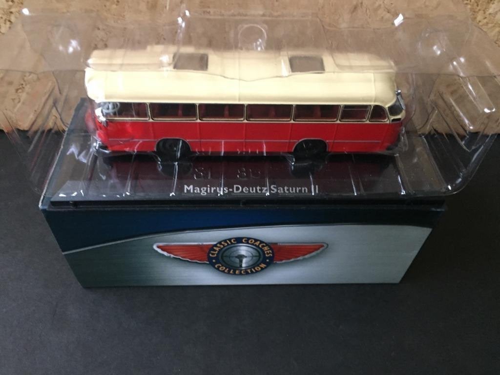 Magirus - Deutz Satunr II metalen autobus model,schaal 1: 72, Ophalen of Verzenden, Nieuw, Bus of Vrachtwagen