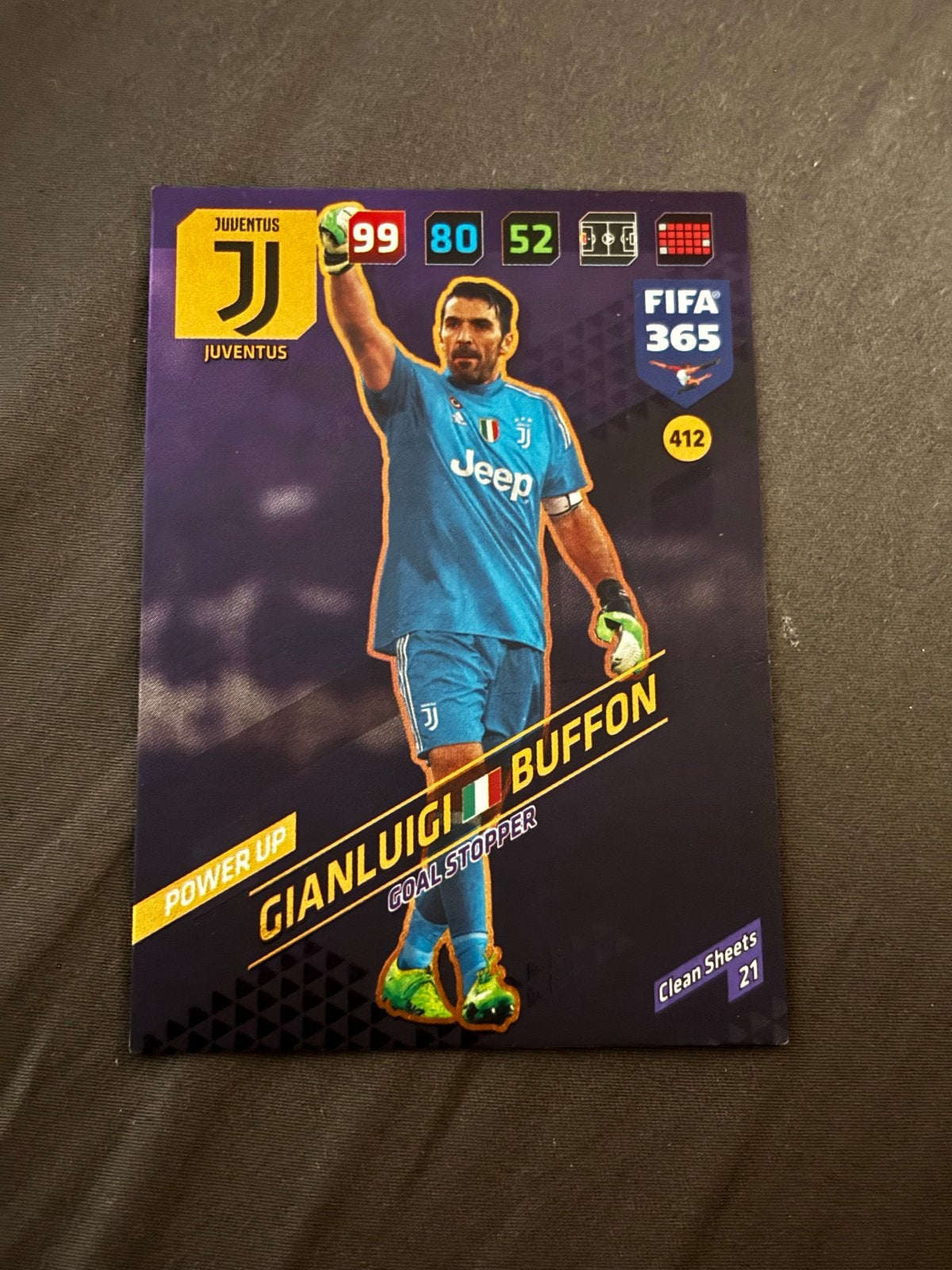FIFA 365 Adrenalyn XL Buffon Spelerskaart, Ophalen of Verzenden, Zo goed als nieuw, Buitenlandse clubs, Spelerskaart