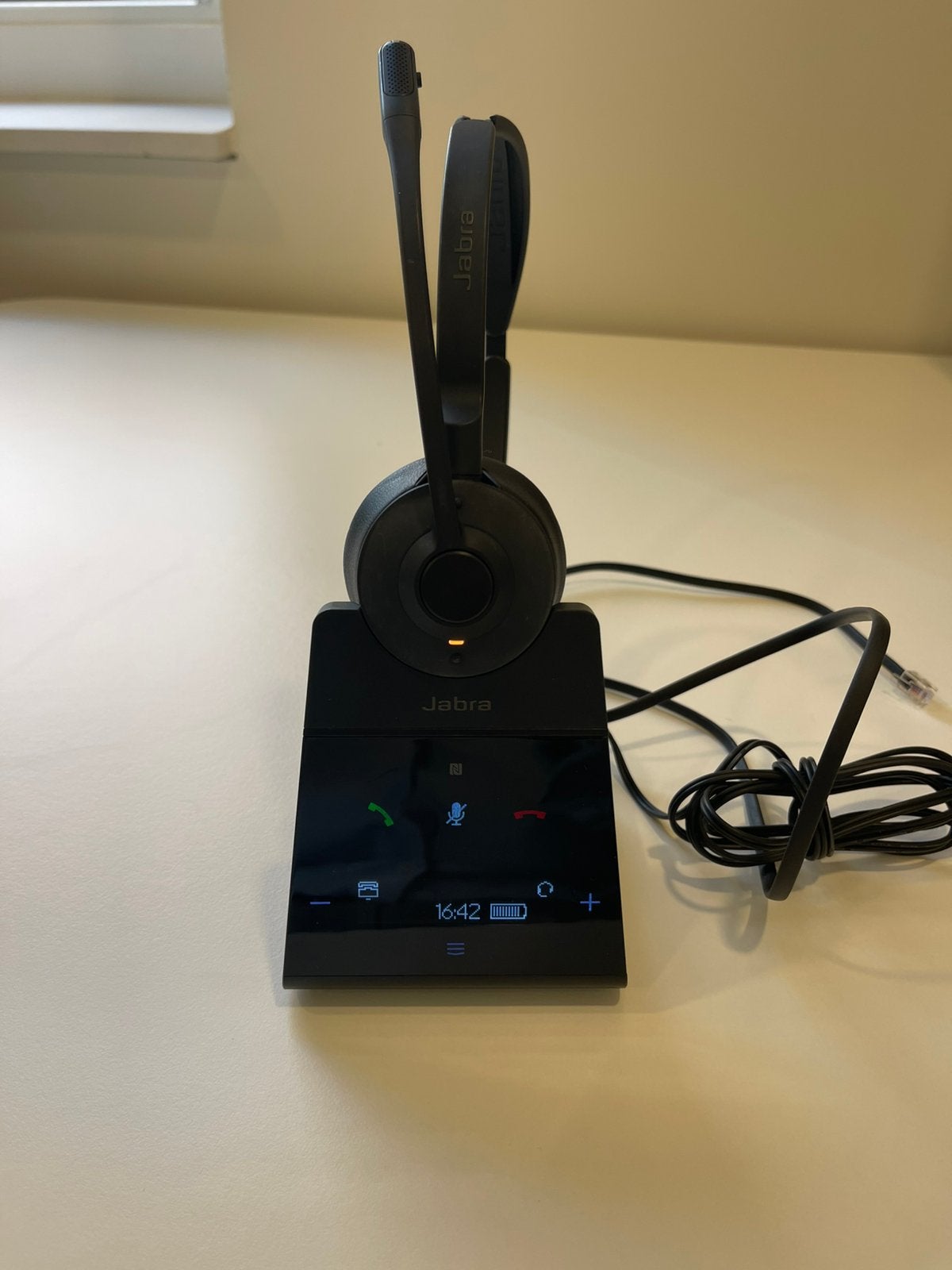 Jabra engage 75 headset, Ophalen of Verzenden, Zo goed als nieuw