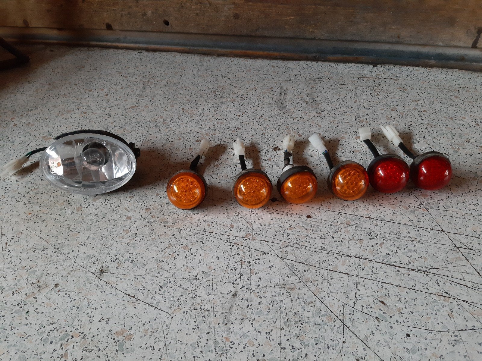 Mezzo Scootmobiel verlichting set. koplamp remlicht., Waterbestendig, Voorlicht, Ophalen of Verzenden, Zo goed als nieuw