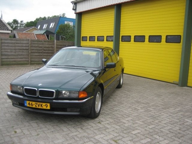 BMW 7-Serie 2.8 I 728 AUT 1995 Groen, Auto's, Automaat, Achterwielaandrijving, Zwart, 1675 kg