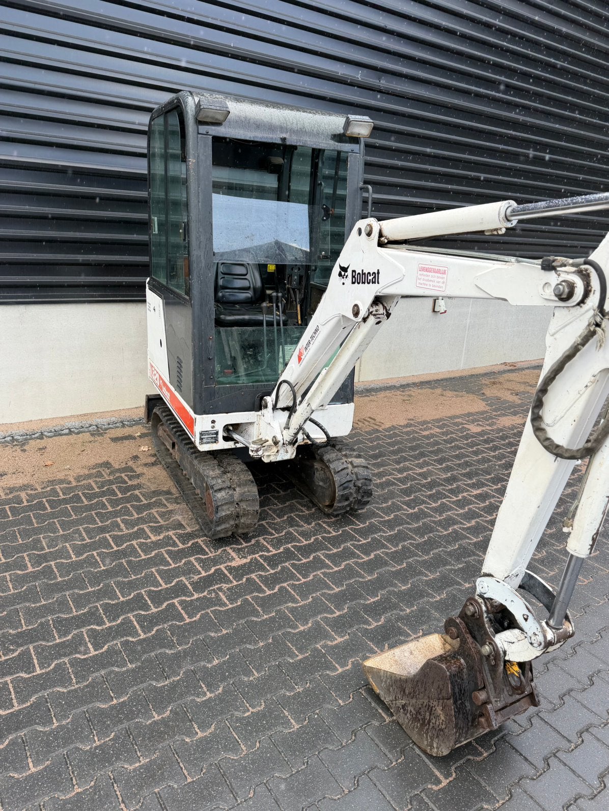 Bobcat 320, Ophalen, Graafmachine