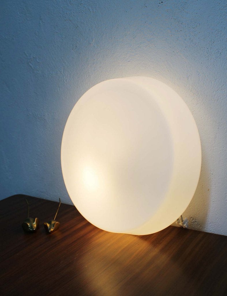 Grote vintage plafonnière RZB/DKN Leuchte. Glazen retro lamp, Huis en Inrichting, O, O, Vintage, Rzb leuchte