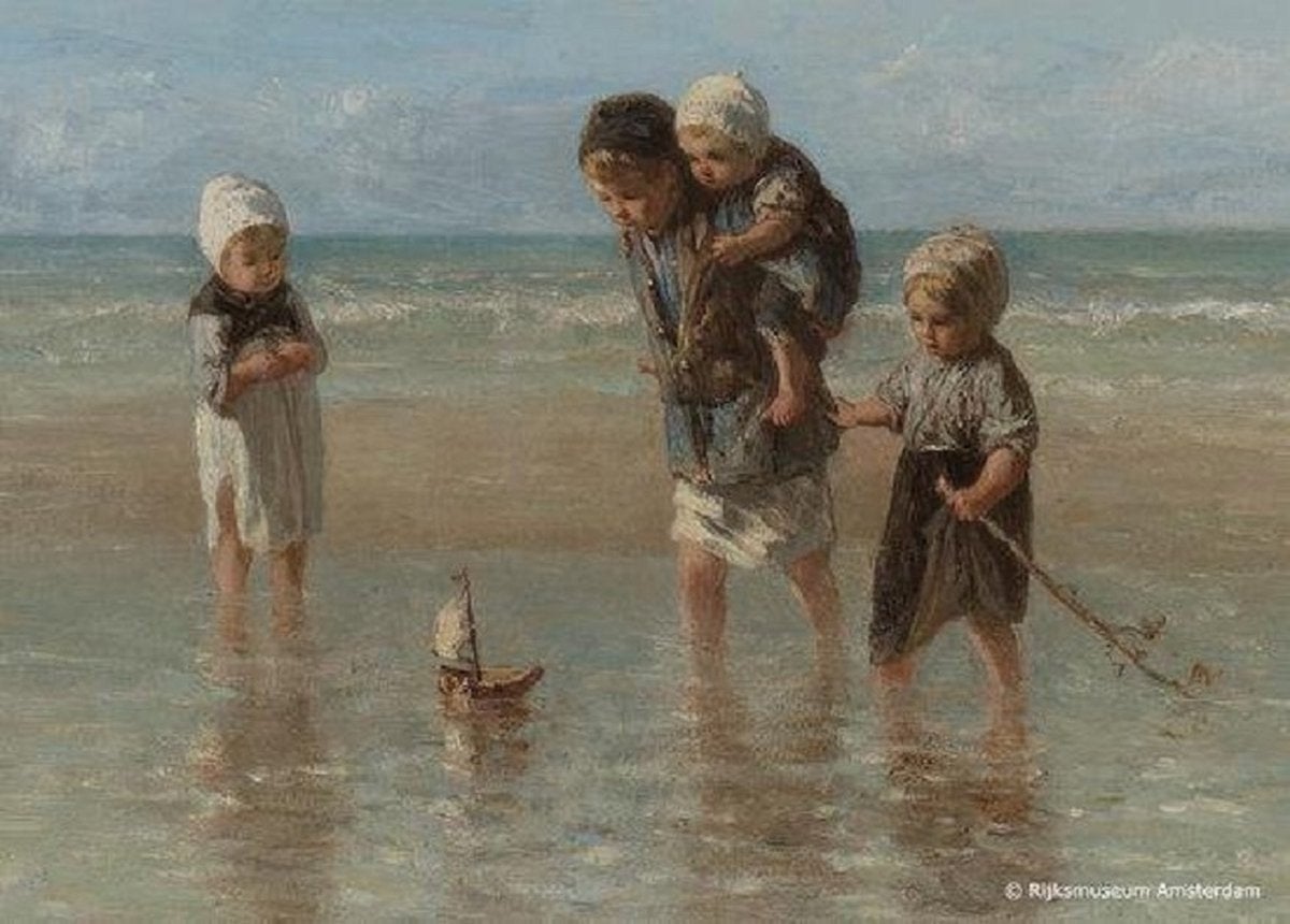 Jigsaw puzzel 1000 stukjes "Kinderen der zee", Hobby en Vrije tijd, Denksport en Puzzels, Ophalen, 500 t/m 1500 stukjes, Zo goed als nieuw