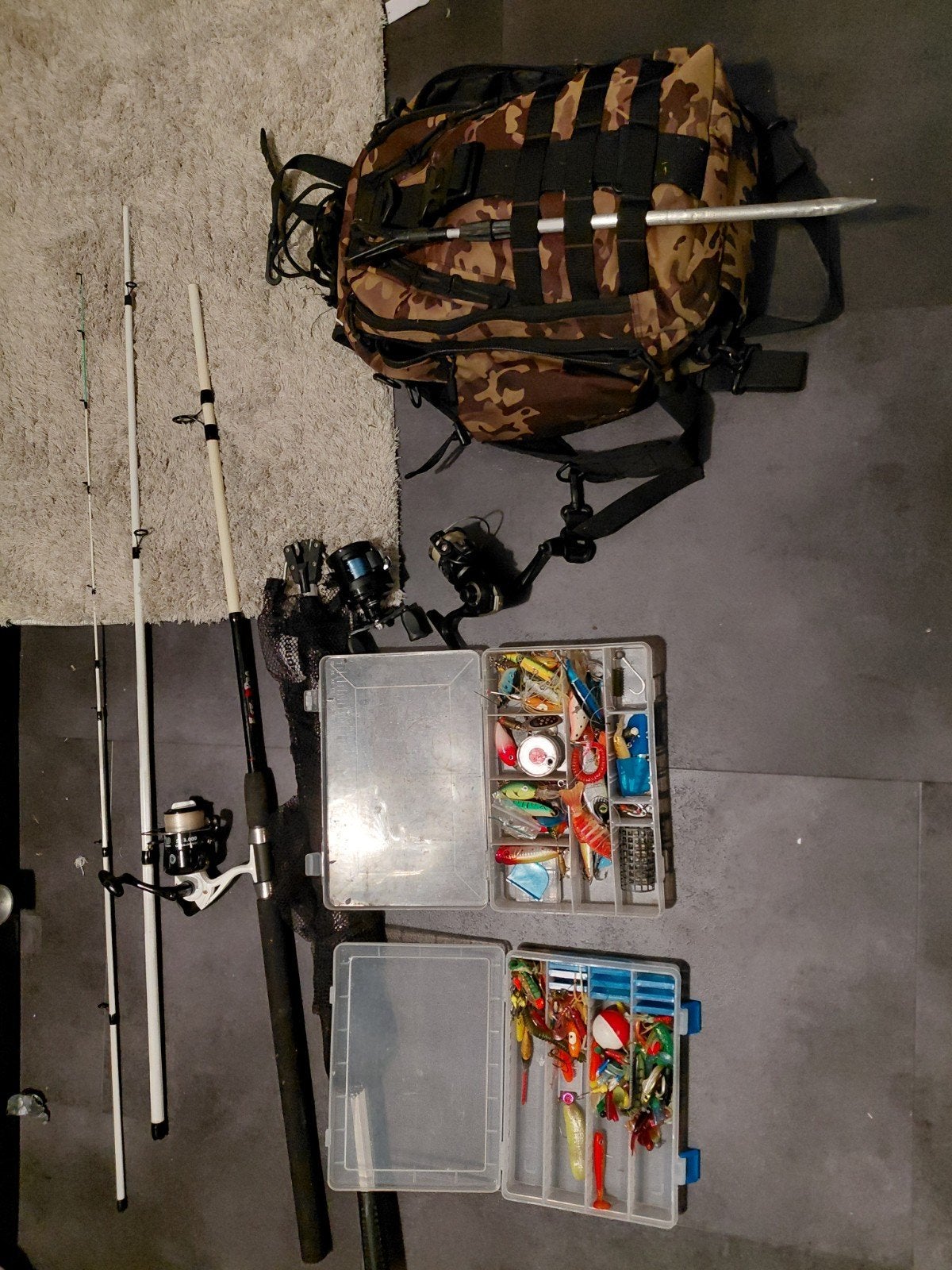 visspullen te koop, Ophalen, Zo goed als nieuw, Werphengel