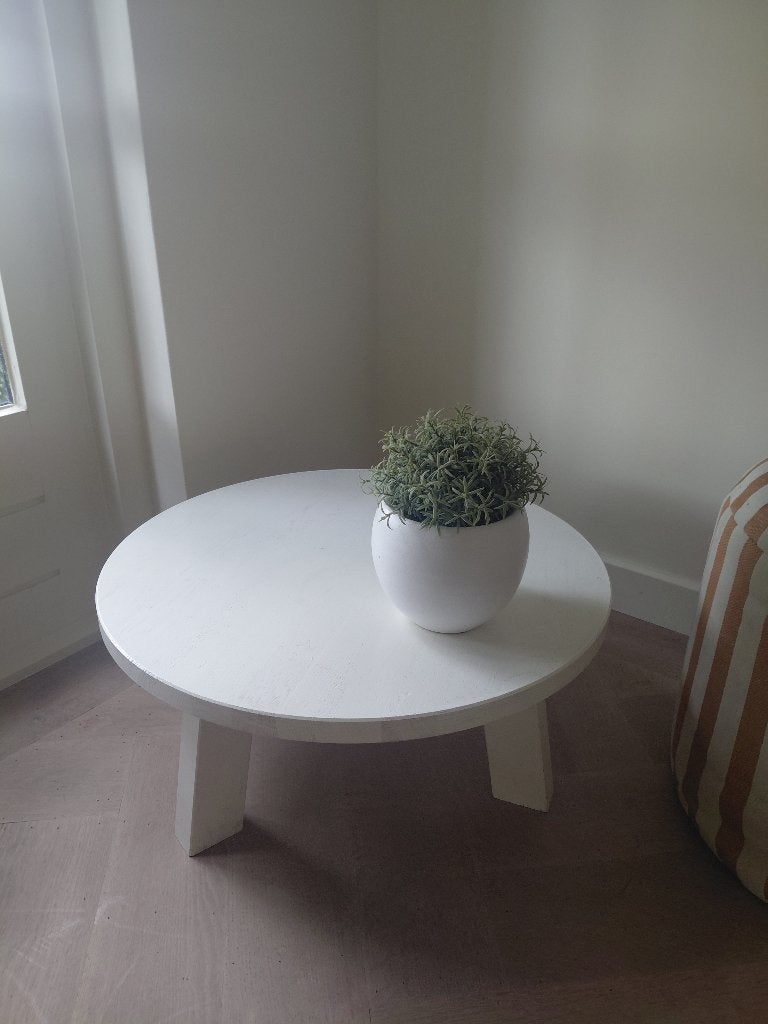 Salon tafel/ bijzettafel, Ophalen, 50 tot 100 cm, Rond, 50 tot 100 cm