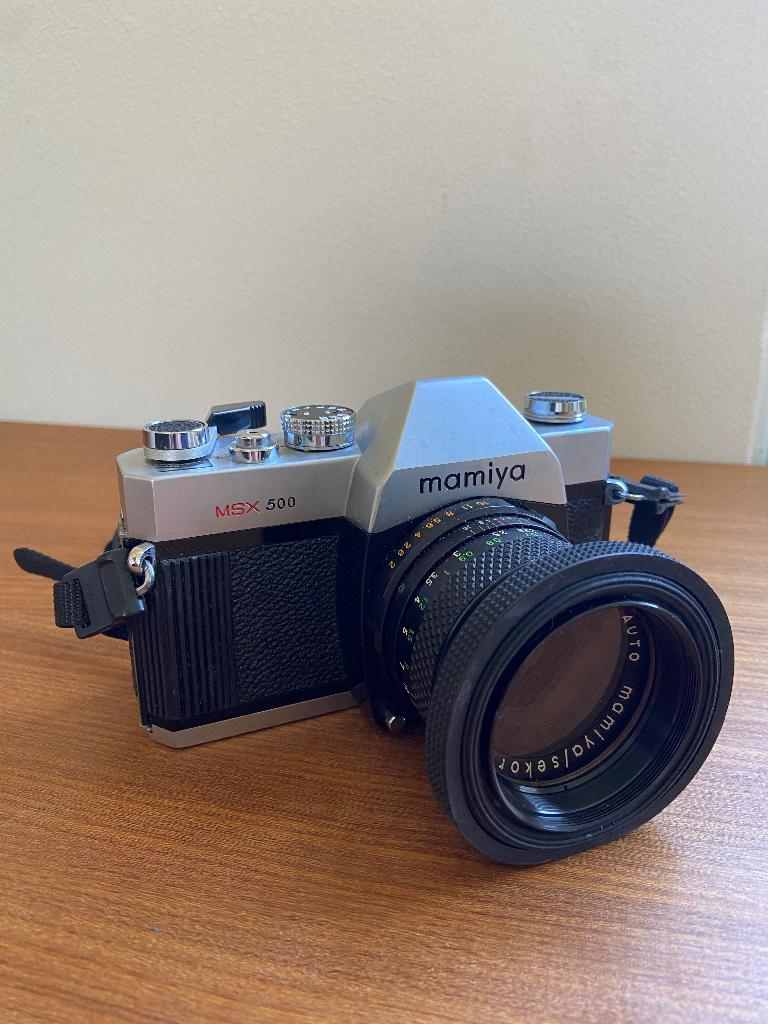 Mamiya MSX 500 | vintage analoge camera, Ophalen of Verzenden, Gebruikt, Spiegelreflex, Overige Merken