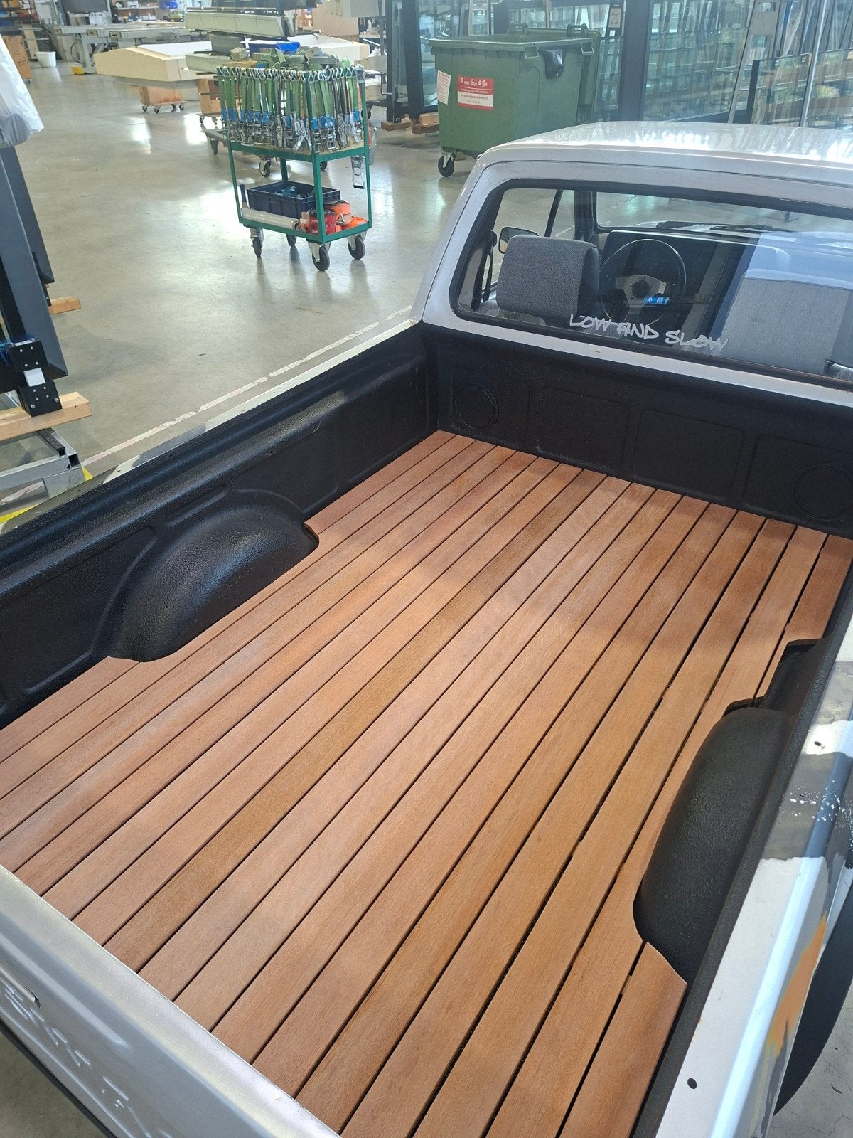 Caddy MK1 Hardhouten Vlonder op Maat Gemaakt, Auto-onderdelen, Carrosserie en Plaatwerk, Ophalen, Achterklep, Volkswagen, Nieuw
