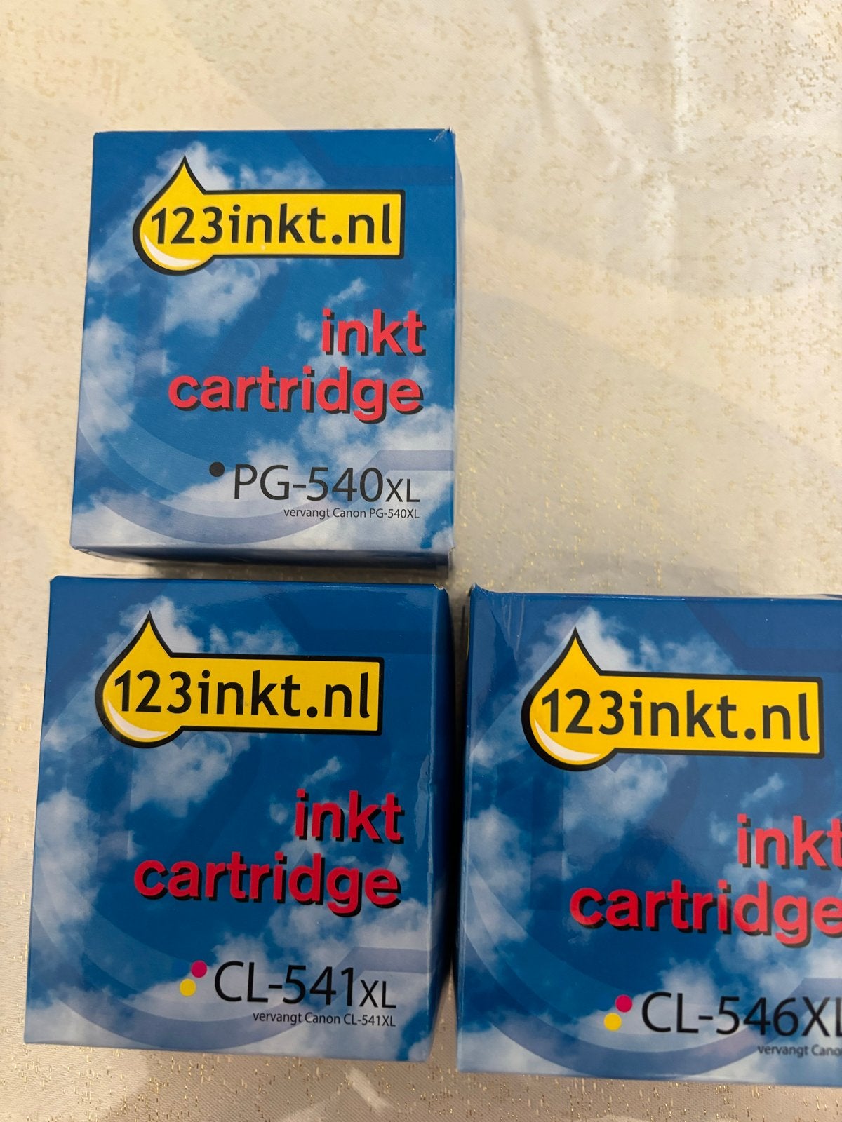Inktcartridges PG-540XL, CL-541XL, CL-546XL Nieuw, Computers en Software, Printerbenodigdheden, Ophalen of Verzenden, Nieuw, Cartridge