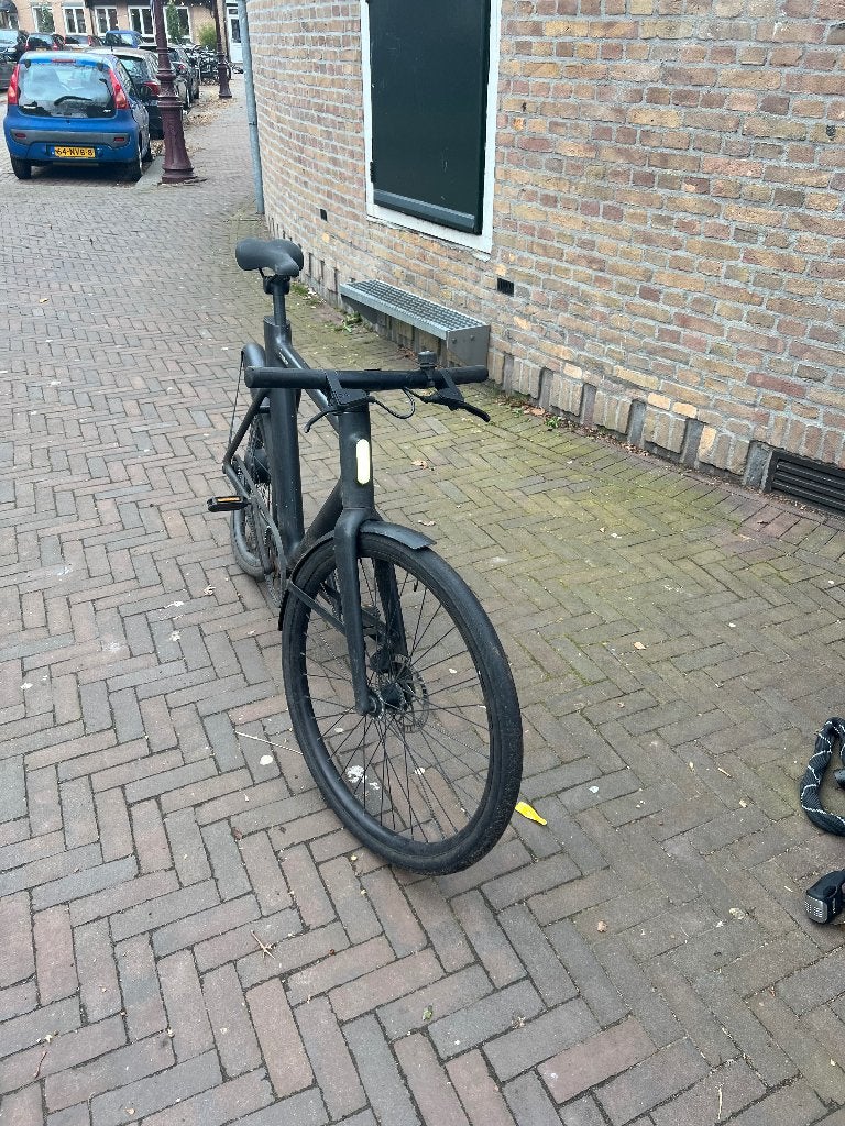 Cowboy Classic 4 met beschadigd achterwiel, Ophalen, Gebruikt, 50 km per accu of meer, 55 tot 59 cm