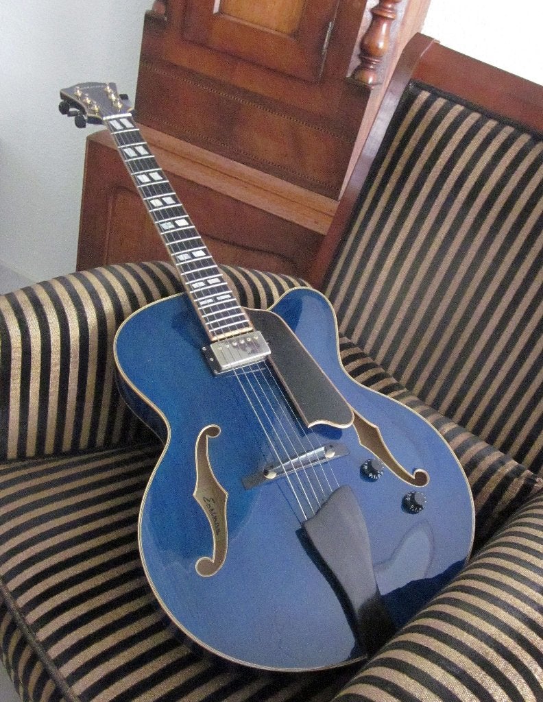 Eastman AR580CE, Ophalen, Zo goed als nieuw, Hollow body, Overige merken