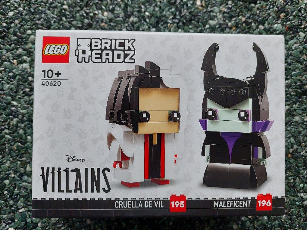Lego Brickheadz 40620 Disney: Cruela en Maleficient nieuw, Lego, Lego, BrickHeadz, Lego