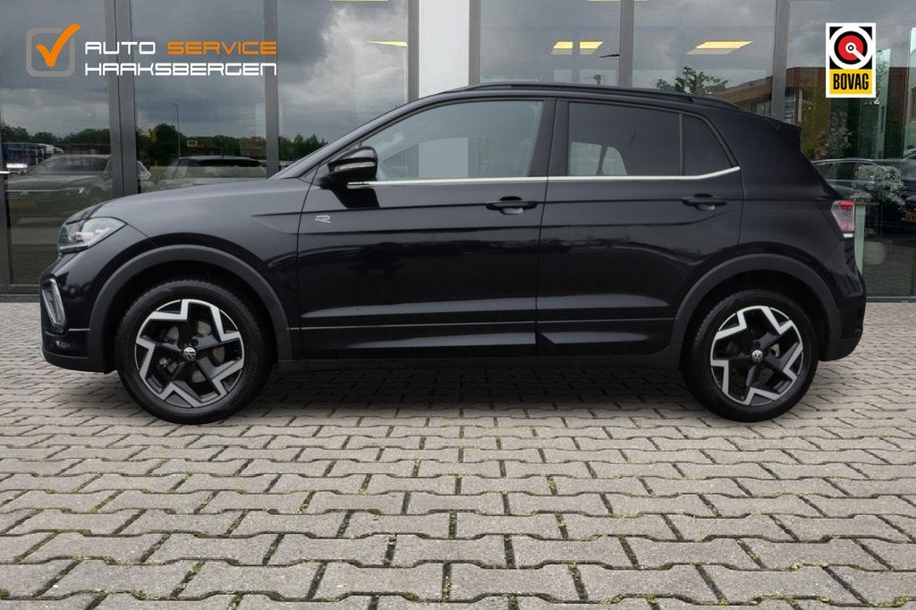 Volkswagen T-Cross 1.5 TSI R-Line | Trekhaak | Camera | ACC, T-Cross, 4 cilinders, 150 pk, Zwart