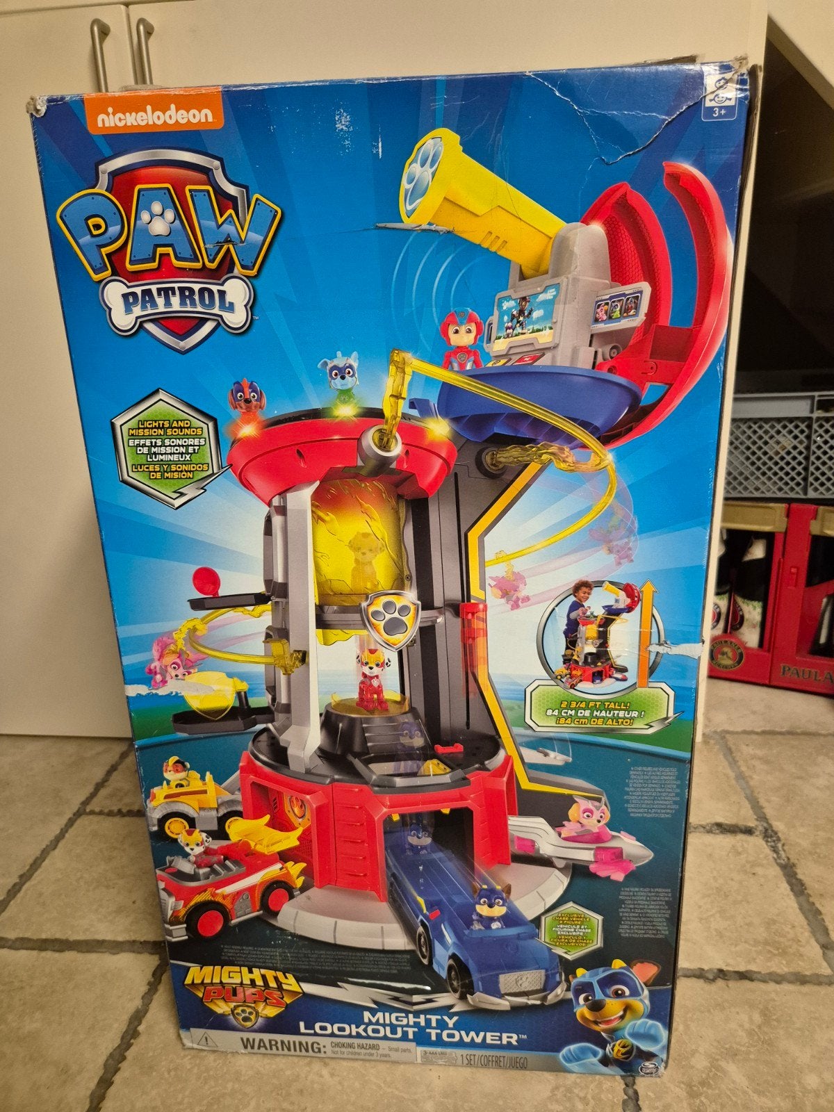 Paw Patrol Uitkijk (Mighty Look Out Tower), Ophalen, Gebruikt, Handmatig, Overige merken