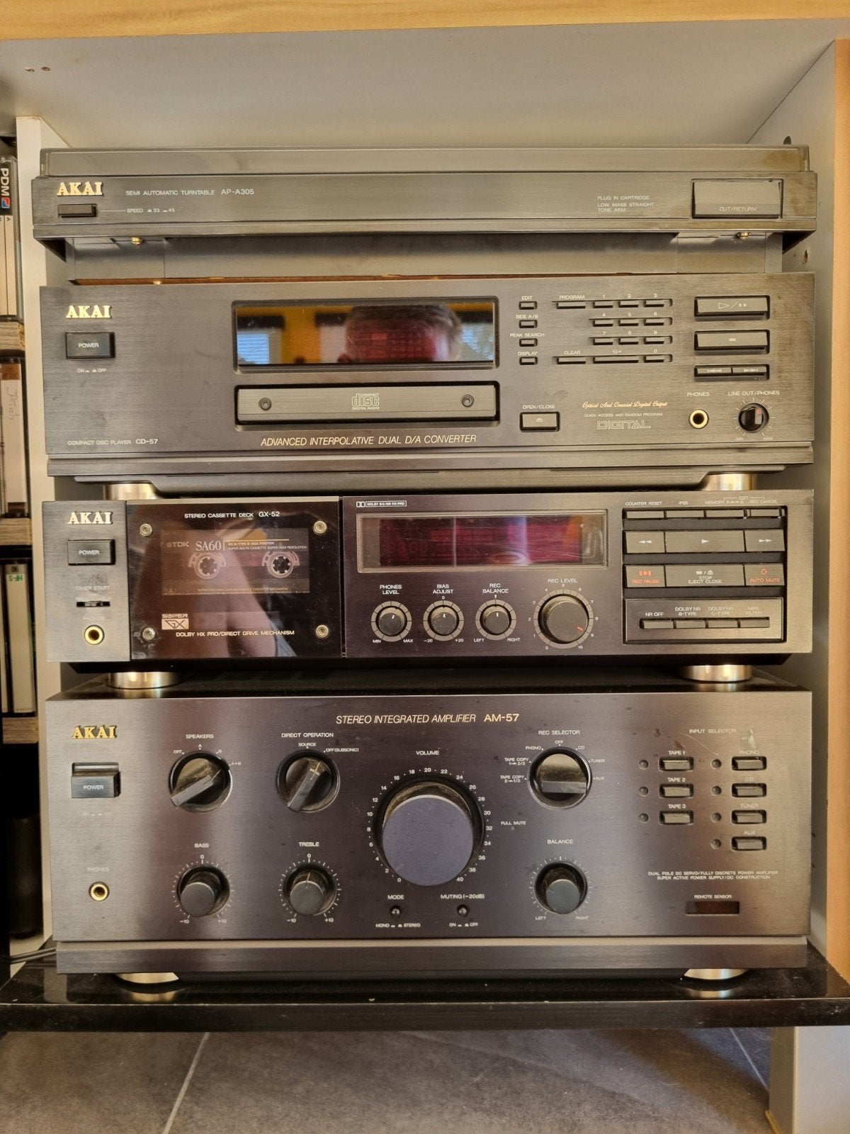 akai complete set, Ophalen, Gebruikt, Cassettedeck, Akai