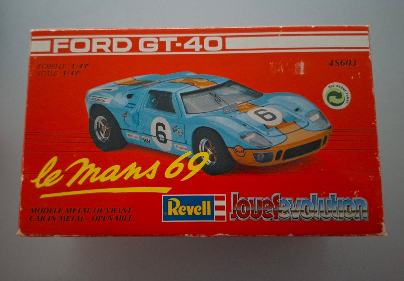 Ford GT-40 Le Mans '69, Verzenden, Zo goed als nieuw, Auto