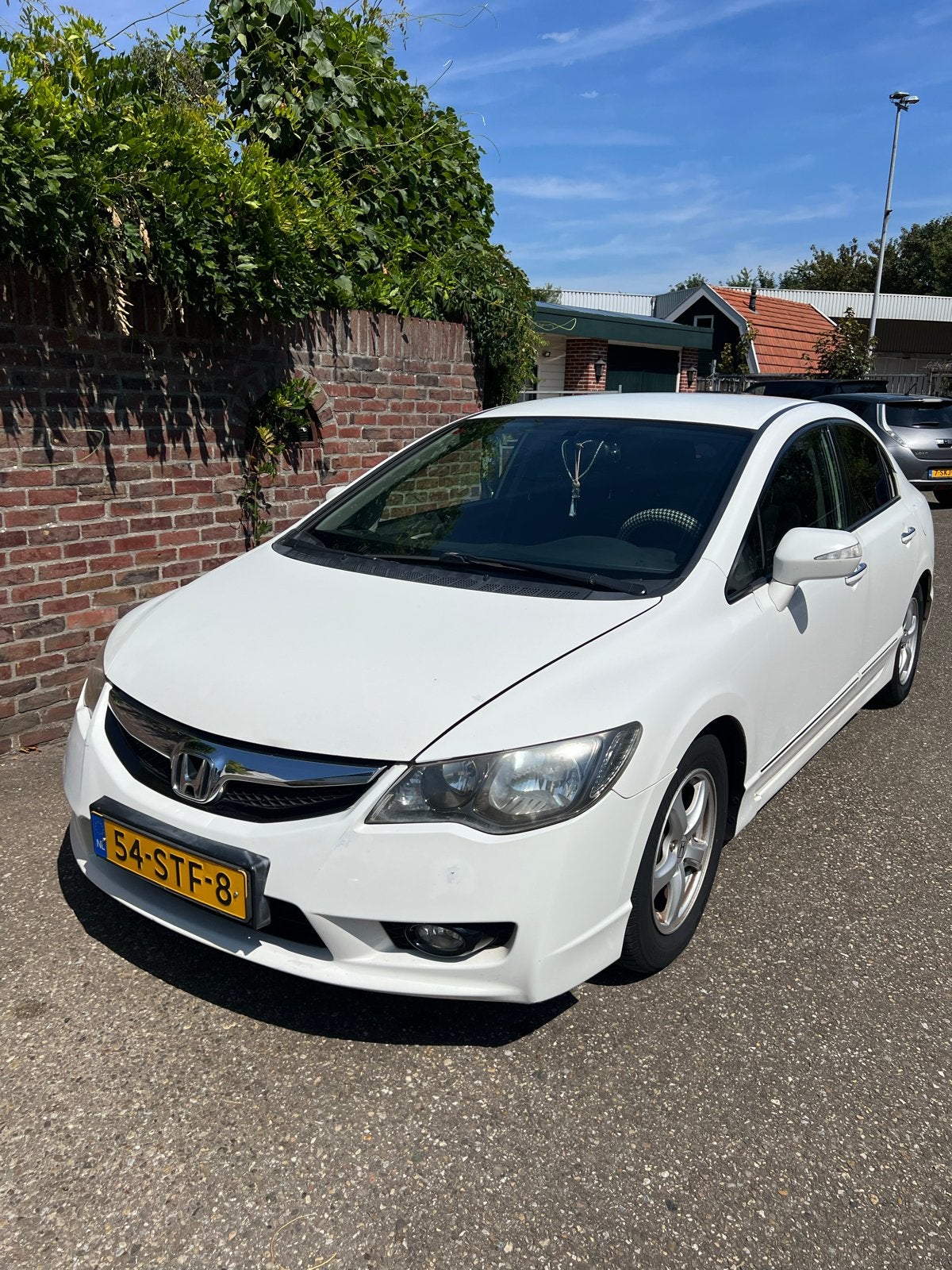 Honda Civic Hybrid 1.3 CVT 2011 wit | APK 20-08-2027, Euro 5, Stof, Wit, Origineel Nederlands