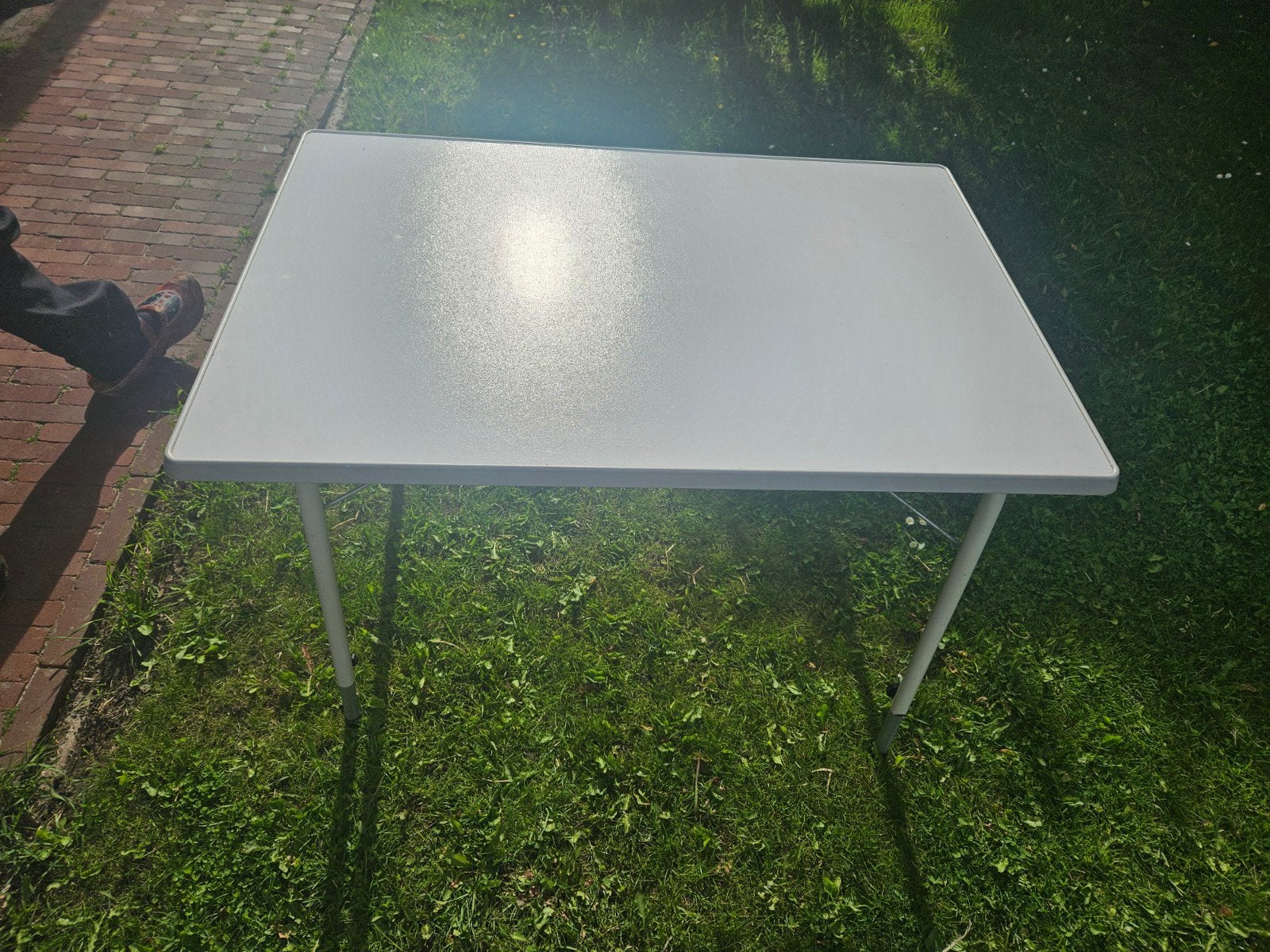 Campingtafel, Caravans en Kamperen, Kampeermeubelen, Gebruikt, Campingtafel, Ophalen of Verzenden