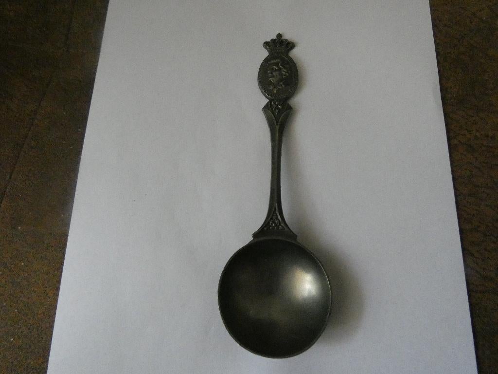 tinnen lepel, Ophalen of Verzenden