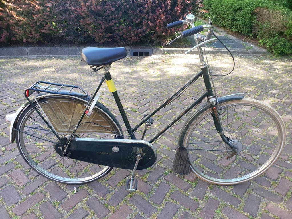 Vintage Gazelle Damesfiets - Trim Sport, Terugtraprem, Gebruikt, Versnellingen, Ophalen of Verzenden