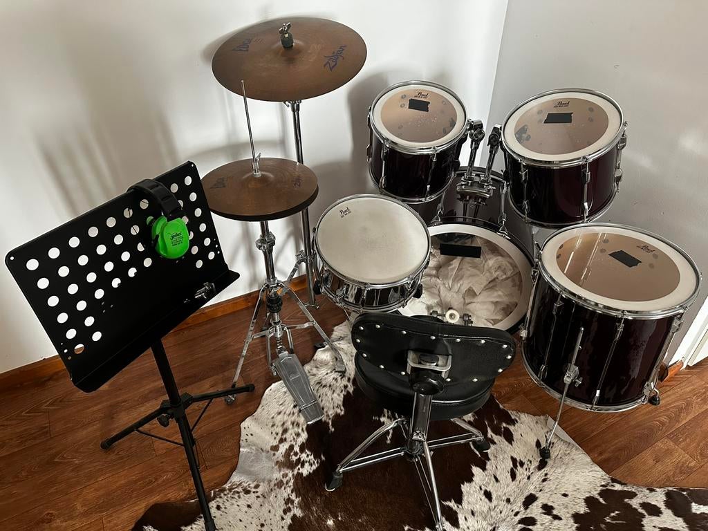 Pearl Drumstel, Muziek en Instrumenten, Drumstellen en Slagwerk, Ophalen, Zo goed als nieuw, Pearl