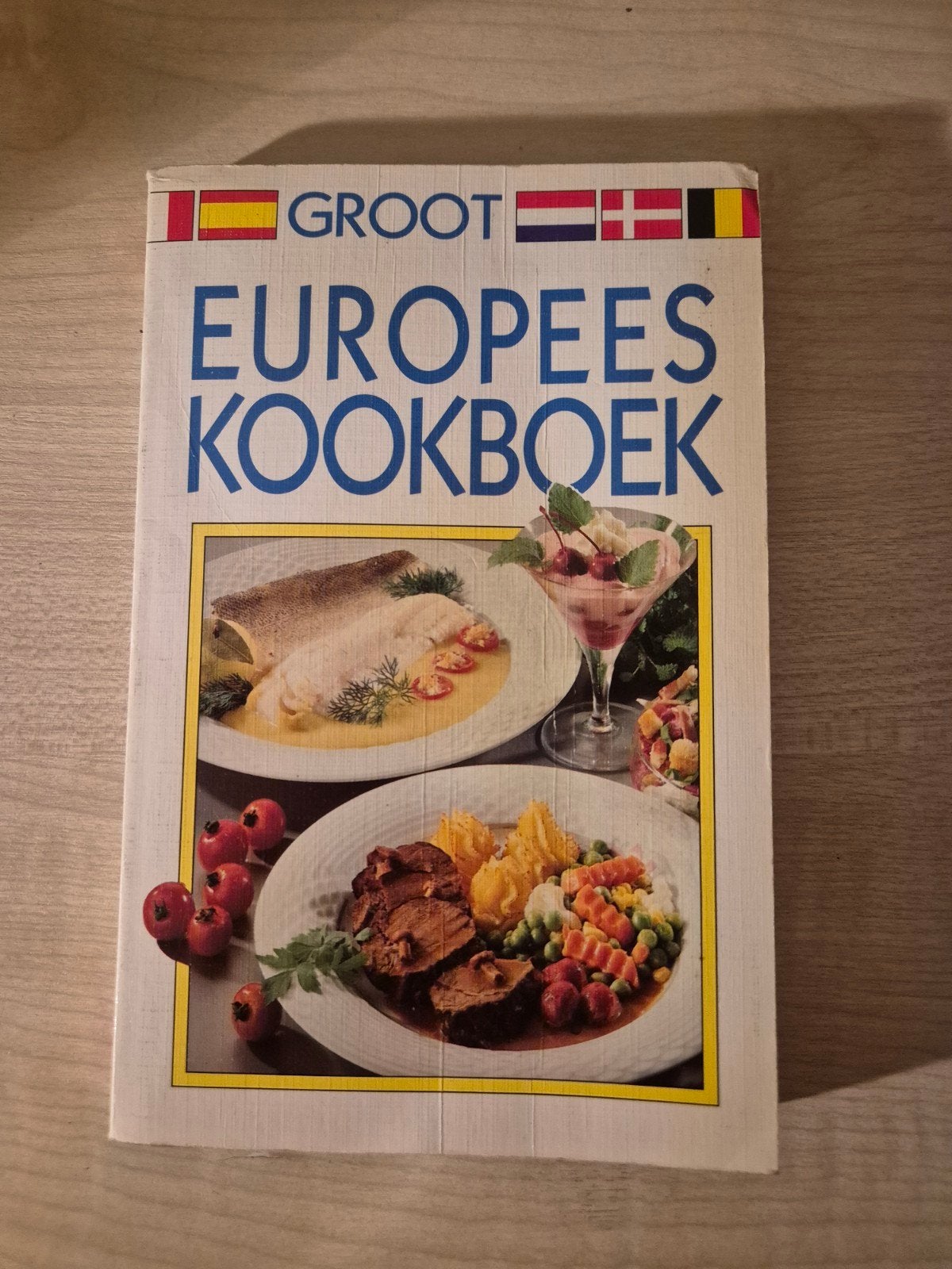 Vintage Groot Europees Kookboek (1989) – Nostalgisch, Boeken, Ophalen of Verzenden, Italië